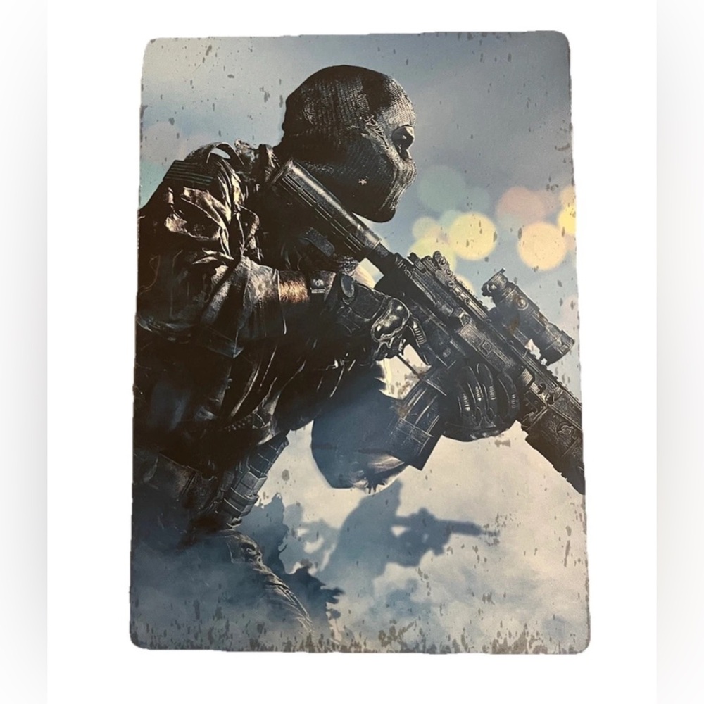 Call of‎ Duty Ghosts Steel Book Edition Hardened Xbox 360 2013 No Manual